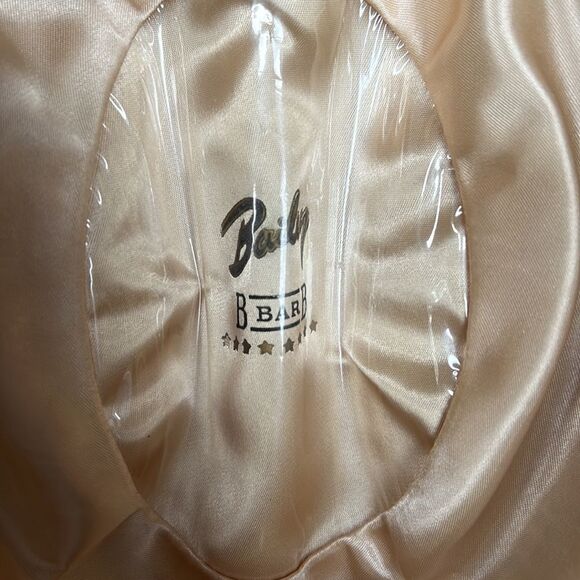 Warm Tan Genuine Leather Cowboy Hat, 57cm Excellent Condition - Picture 6 of 7